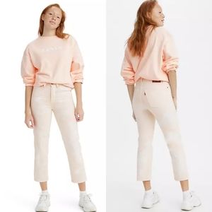 Levi's Wedgie Straight Leg Jeans Button Fly Women's Size 24